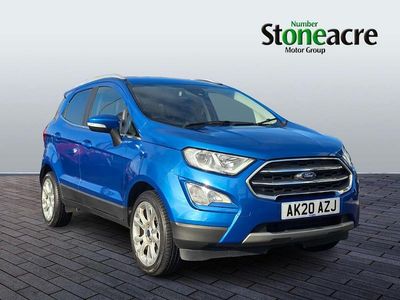 Blue Used 2020 Ford Ecosport Titanium SUV | £10,500 (Fair price)