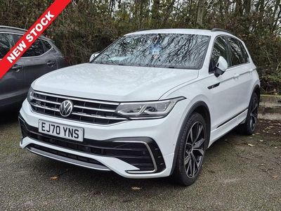 White Used 2021 VW Tiguan R-line SUV | £22,250 (Fair price)