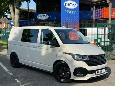 Begagnad VW Transporter Highline 2021 Grå Van