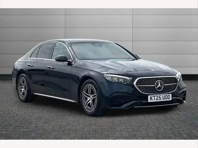 Used Mercedes E200 AMG line 200 HP (147 kW) 2025 Blue Sedan