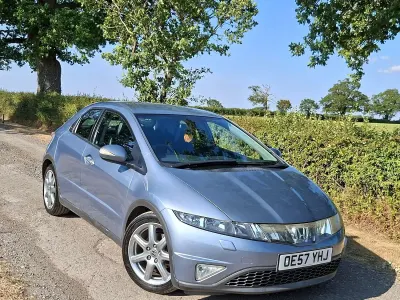 Used Honda Civic EX 138 HP (101 kW) 2008 Blue Hatchback