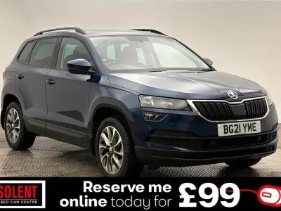 Used Skoda Karoq SE Drive 147 HP (108 kW) 2021 Blue SUV