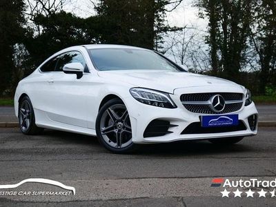 Used Mercedes C200 AMG line 198 HP (145 kW) 2019 White Coupe