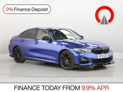 Begagnad BMW 320 M Sport 184 HK (135 kW) 2021 Blå Sedan