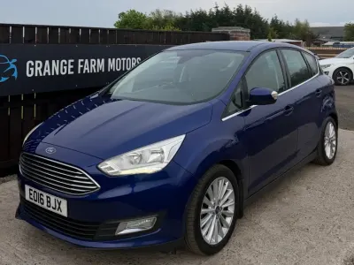 Używany Ford C-MAX Titanium 120 KM (88 kW) 2016 Niebieski Minivan