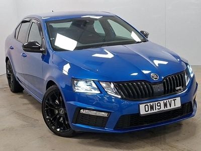 Used Skoda Octavia vRS 245 HP (180 kW) 2019 Blue Hatchback