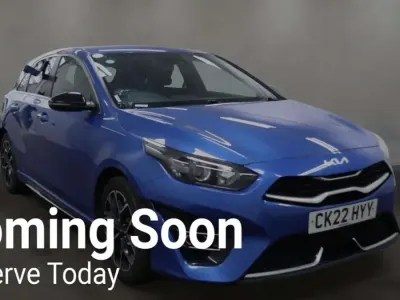 Used Kia Ceed GT-Line 158 HP (116 kW) 2022 Blue Hatchback