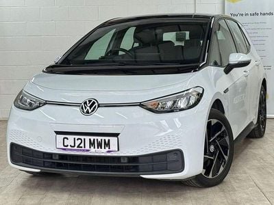 Used VW ID.3 Pro Performance 150 kW (204 HP) 2021 White Hatchback