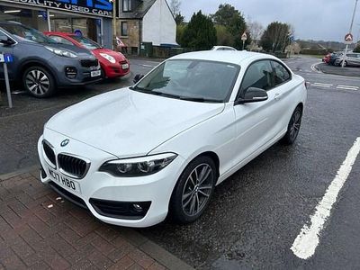 Used BMW 218 Sport Line 150 HP (110 kW) 2017 White Coupe