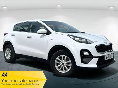 Used Kia Sportage 177 HP (130 kW) 2019 White SUV