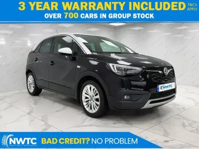Used Vauxhall Crossland X Elite 83 HP (61 kW) 2019 Black SUV