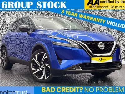 Used Nissan Qashqai Tekna+ 158 HP (116 kW) 2022 Blue SUV