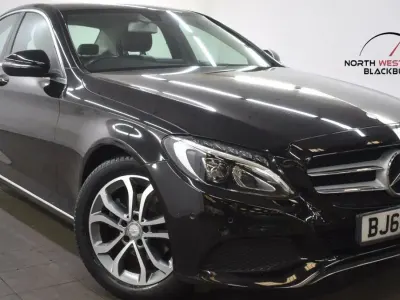 Used Mercedes C200 136 HP (100 kW) 2015 Black Sedan