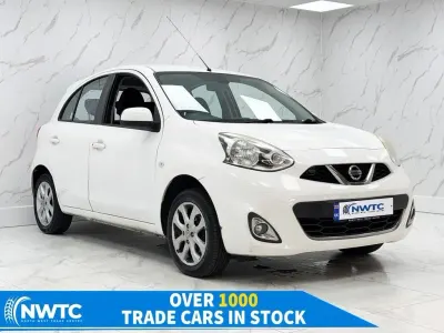 Used Nissan Micra Acenta 80 HP (58 kW) 2015 White Hatchback