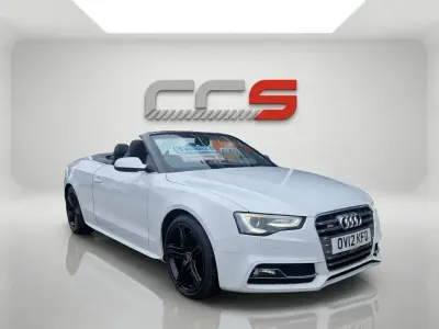 Used Audi S5 Cabriolet Design 333 HP (244 kW) 2012 White Cabriolet