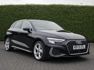 Used Audi A3 e-tron S-Line 2022 Black Hatchback