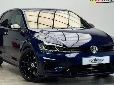 Used VW Golf VII R 300 HP (220 kW) 2019 Blue Hatchback