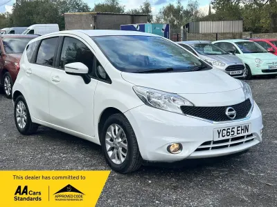Used Nissan Note Acenta 78 HP (57 kW) 2015 White Hatchback