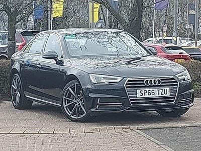 Used Audi A4 S-Line 190 HP (139 kW) 2016 Blue Sedan