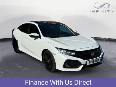 Used Honda Civic EX 126 HP (92 kW) 2018 White Hatchback