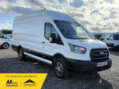 Used Ford Transit S 130 HP (95 kW) 2021 White Van