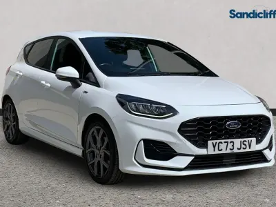 Used Ford Fiesta ST-Line 125 HP (91 kW) 2023 White Hatchback