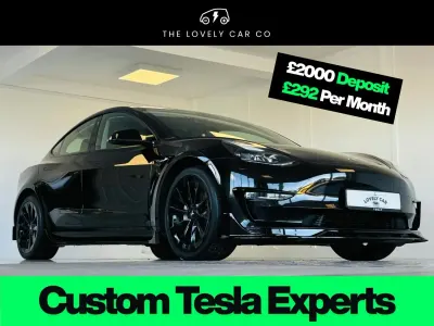 Używany Tesla Model 3 Standard Range Plus 366 kW (498 KM) 2022 Czarny Sedan/Limuzyna