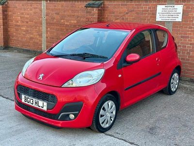 Second-hand Peugeot 107 Active 68 CP (50 kW) 2013 Roșu Hatchback