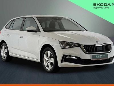 Used Skoda Scala SE 150 HP (110 kW) 2019 Moon white metallic Hatchback