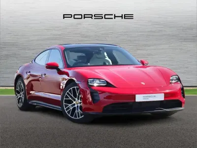 Used Porsche Taycan 439 kW (598 HP) 2022 Red Sedan
