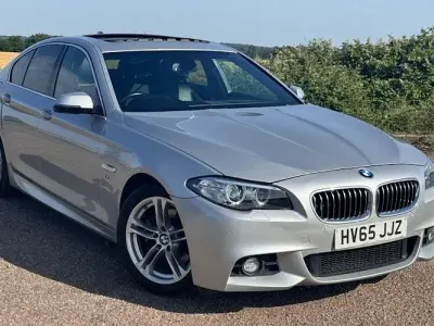 Used BMW 520 M Sport 190 HP (139 kW) 2015 Silver Sedan
