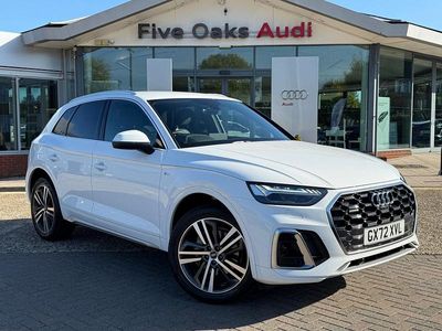 White Used 2022 Audi Q5 S-Line SUV | £32,490 (Fair price)