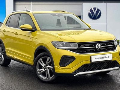 Yellow Used 2024 VW T-Cross R-line SUV | £21,790 (Fair price)