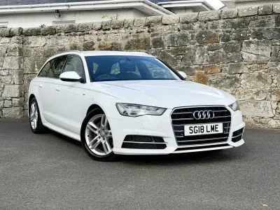 Used Audi A6 S-Line 190 HP (139 kW) 2018 White Estate