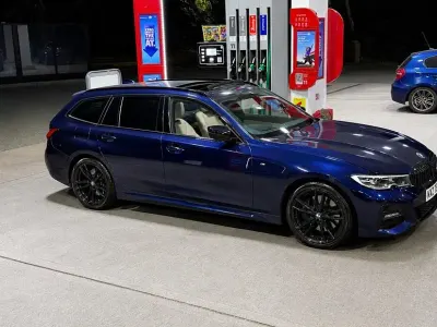 Used BMW 330 M Sport 261 HP (191 kW) 2019 Blue Estate