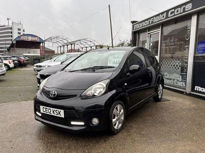 Black Used 2012 Toyota Aygo Hatchback | £3,150 (Fair price)