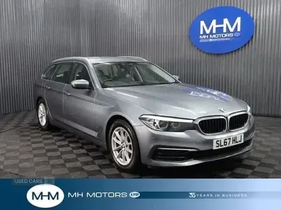 Begagnad BMW 520 2017 Blå Kombi