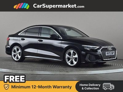 Used Audi A3 S-Line 150 HP (110 kW) 2020 Black Sedan