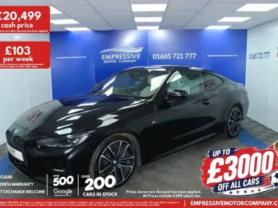 Used BMW 420 M Sport 190 HP (139 kW) 2021 Black Coupe