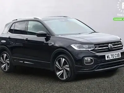 Used VW T-Cross R-line 110 HP (80 kW) 2021 Black SUV