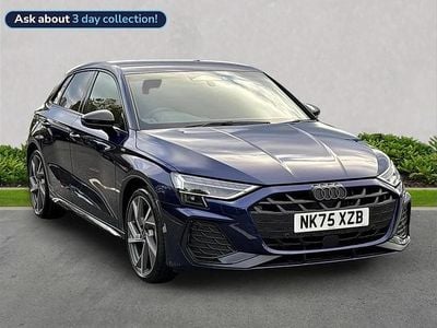 Used Audi A3 Black Edition 147 HP (108 kW) 2025 Blue Hatchback