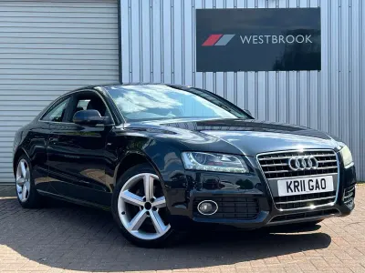 Used Audi A5 S-Line 170 HP (125 kW) 2011 Black Coupe