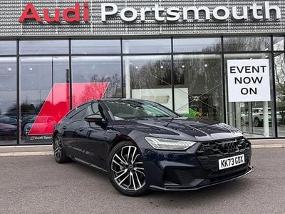 Used Audi A7 Black Edition 261 HP (191 kW) 2024 Blue Sedan