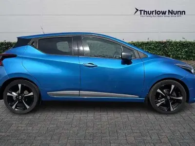Usata Nissan Micra N-Connecta 90 CV (66 kW) 2017 Blu Utilitaria