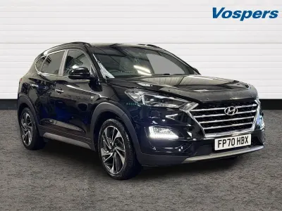 Usado Hyundai Tucson Premium SE 185 CV (136 kW) 2020 Negro SUV