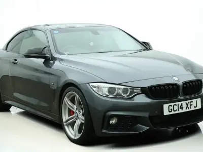 Usado BMW 420 M Sport 184 HP (135 kW) 2014 Cinzento Cabrios
