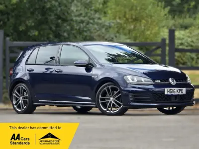 Used VW Golf VII GTD 2016 Blue Hatchback
