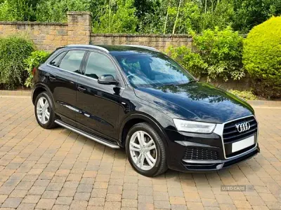 Used Audi Q3 S-Line 150 HP (110 kW) 2018 Black SUV