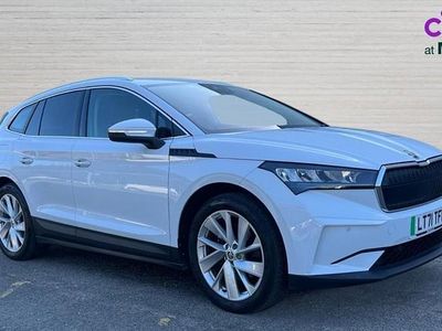 Used Skoda Enyaq iV ecoSuite 131 kW (179 HP) 2021 Moon white metallic SUV