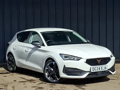 Used Cupra Leon 150 HP (110 kW) 2024 White Hatchback